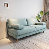  Ghế sofa văng nỉ dài 1m9 màu kem BT217 Blendis nhỏ gọn 