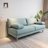  Ghế sofa văng nỉ dài 1m8 màu kem BT217 Blendis nhỏ gọn 