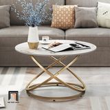  Bàn sofa mặt đá 60 cao cấp BTPK52 Cibec cho sảnh chờ đẹp 