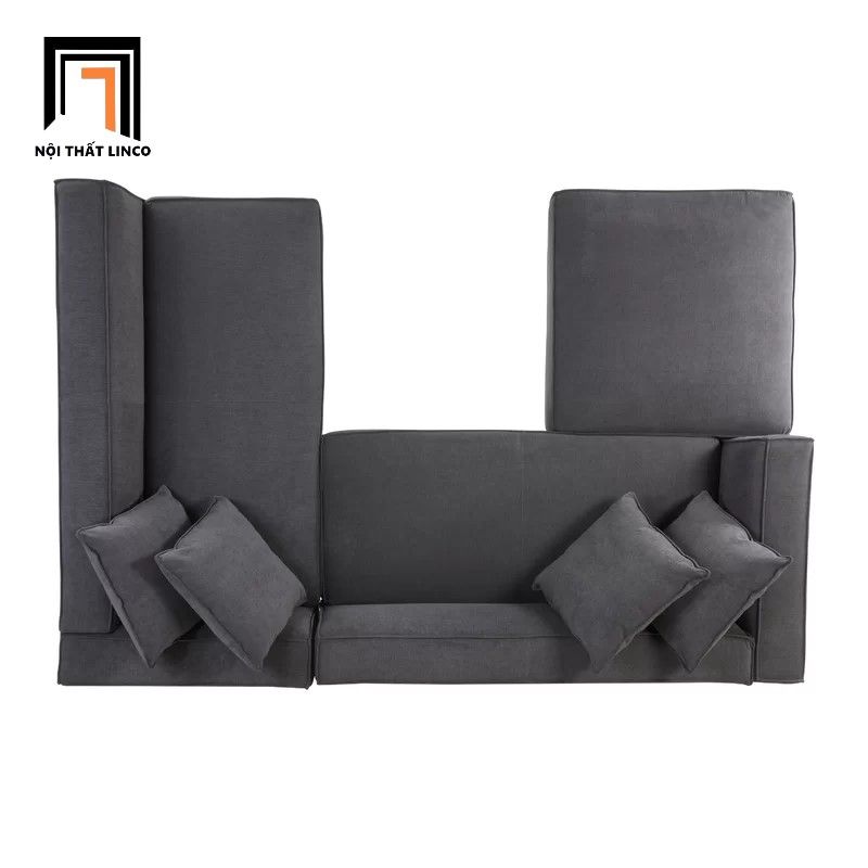  Bộ ghế sofa góc L đa năng 2m5 x 1m6 GT3 Kingee cho phòng khách lớn 