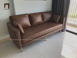  Ghế sofa băng da công nghiệp BT32-Roderic dài 2m màu da bò 