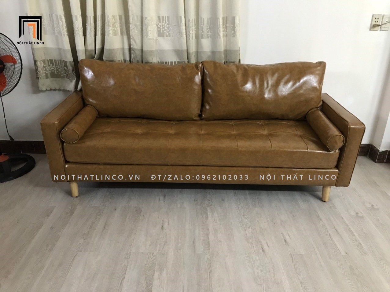  Ghế sofa băng BT13 Brevard dài 1m9 bọc simili giả da sang trọng 