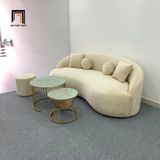  Cặp bàn đôi sofa kính giả đá BTPK15 Quentes cho văn phòng 