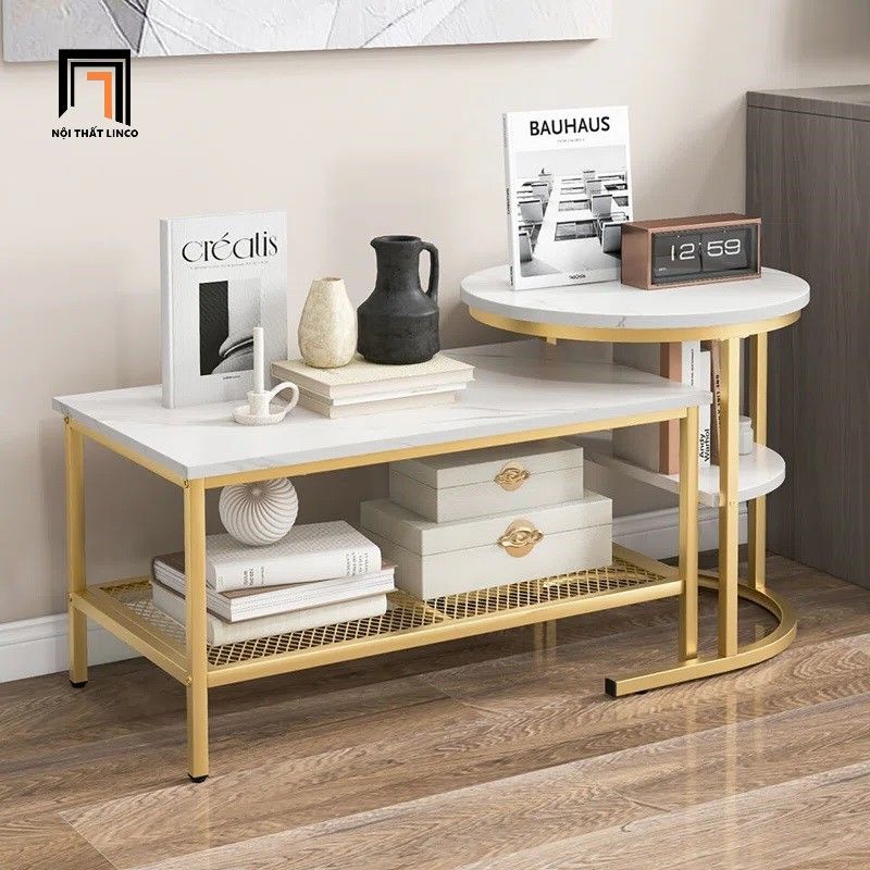  Cặp bàn đôi phòng khách chung cư nhỏ BSF68 Javarrius giá rẻ 