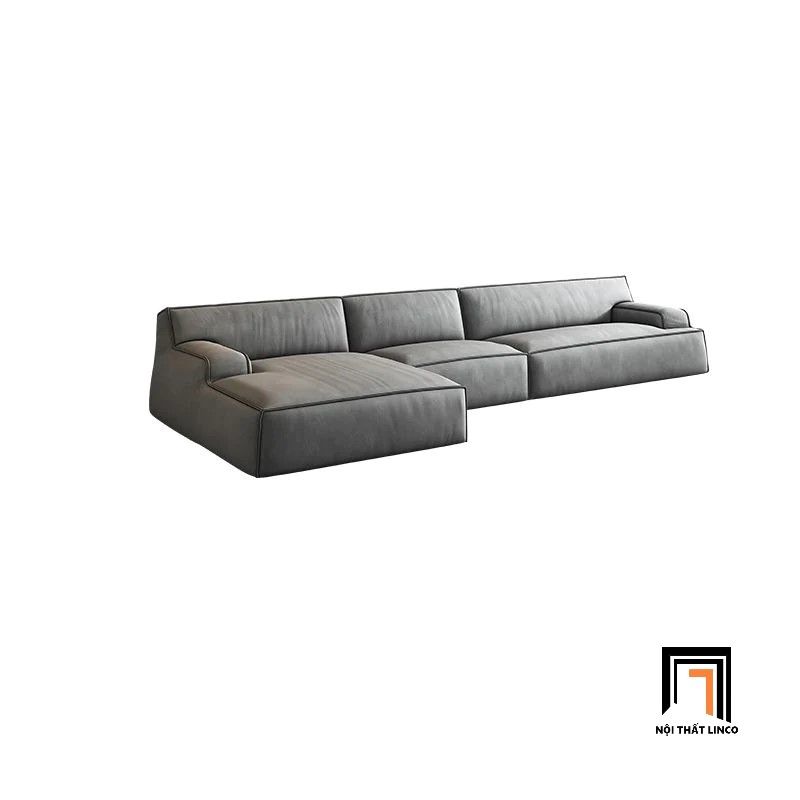  Bộ ghế sofa góc L hiện đại GT148 Station 2m8 x 1m6 bọc vải 