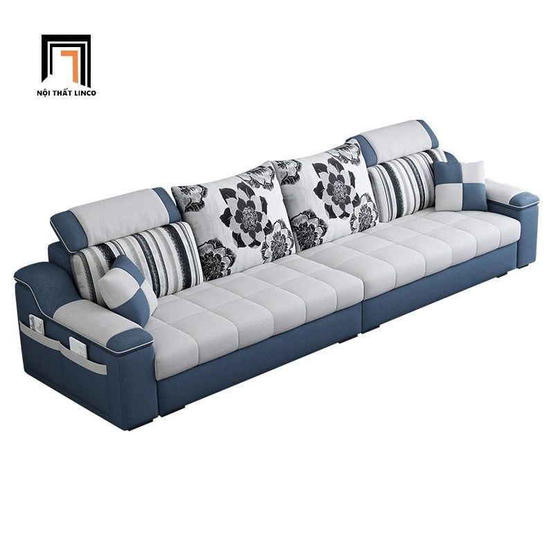  Bộ ghế sofa phòng khách BT296 Slopy dài 2m1 kèm ghế đôn 