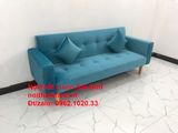  Bộ ghế sofa giường giá rẻ dài 2m màu xanh nước biển cho chung cư 