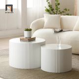  Cặp 2 bàn sofa mặt đá xinh xắn BSF57 Blayne cho văn phòng 