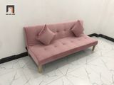 Bộ ghế salon sopha màu hồng cánh sen 1m7 giá rẻ cho văn phòng 