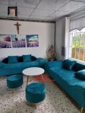  Bộ ghế sofa sopha văng băng thuyền SFT 2m xanh lá giá rẻ 