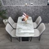  Bộ bàn ăn 4 ghế mặt đá ceramic 1-BAD4-G2-B70 nhập khẩu 