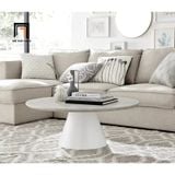  Bàn sofa mặt đá sang trọng 60 BSF53 Aripine khung chân xòe 