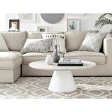  Bàn sofa mặt đá sang trọng 60 BSF53 Aripine khung chân xòe 