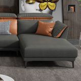  Bộ ghế sofa góc L gật gù GT212 Khalaf 3m x 1m6 da pu sang trọng 
