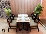  Set bàn ăn 6 ghế phòng bếp 17-KH6-G29-B92 mặt sơn giả đá 