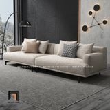  Ghế sofa băng màu xám trắng BT64 Orren vải bố nỉ 