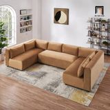  Bộ ghế sofa góc chữ U GT101 Hudson 2m8 x 1m6 giá rẻ 