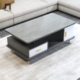  Bàn sofa hình hộp chữ nhật BSF33 Katy 1m x 50 mặt đá xám 