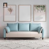  Ghế sofa băng bọc da Pu BT157 Mikeen dài 1m9 cho công sở 