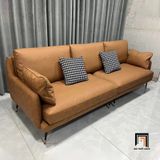  Ghế sofa văng da Pu BT249 Peoria dài 2m2 màu nâu cam 