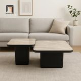  Cặp bàn sofa phòng khách hiện đại BTPK90 Trivoli mặt đá vuông 