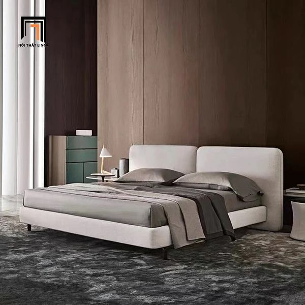 giường ngủ 1m6 x 2m vải nhung