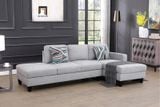 Bộ ghế sofa góc L giá rẻ GT98 Lasharon 2m75 x 1m5 hiện đại 