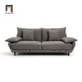  Ghế sofa băng xám lông chuột BT91 Lanak style hiện đại 