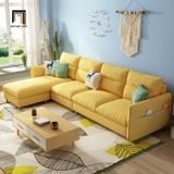  Ghế sofa góc vải nỉ bố giá rẻ GT227 Dubro 2m9 x 1m6 xinh xắn 