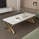  Bàn sofa phòng khách chữ nhật BSF49 Tookman mặt đá đẹp 