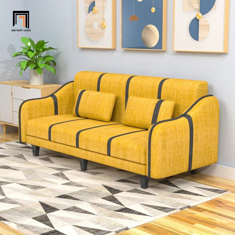  Ghế sofa giường nhỏ gọn GB35 Dalin 1m7 màu vàng chanh 