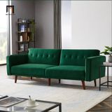  Ghế sofa bed bật giường nằm GB49 Oahu dài 1m9 xanh đậm 