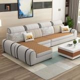  Bộ ghế sofa góc L gia đình GT151 Fresno 3m x 1m8 phối màu đẹp 