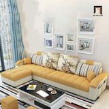  Bộ ghế sofa góc L GT180 Stinler 2m8 x 1m45 phối màu xinh xắn 