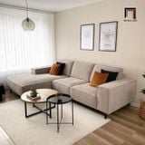  Bộ ghế sofa góc L GT163 Linmar 2m4 x 1m6 cho chung cư 