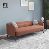  Bộ ghế sofa cho phòng làm việc KT116 Sorum da giả màu carrot 