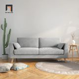  Bộ ghế sofa gia đình nhỏ vải nỉ KT114 Ufor màu vàng vải nỉ 