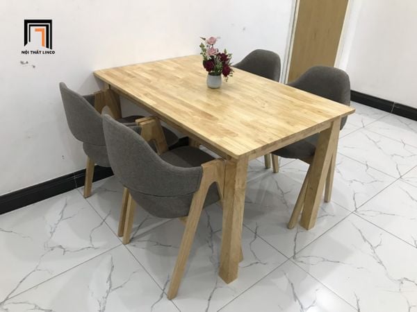 bộ bàn ăn 4 ghế cho nhà bếp