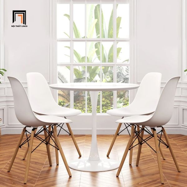 bộ bàn ăn 4 ghế nhựa cao cấp