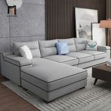  Bộ ghế sofa góc L phòng khách gia đình GT129 Ammo 3m x 1m6 