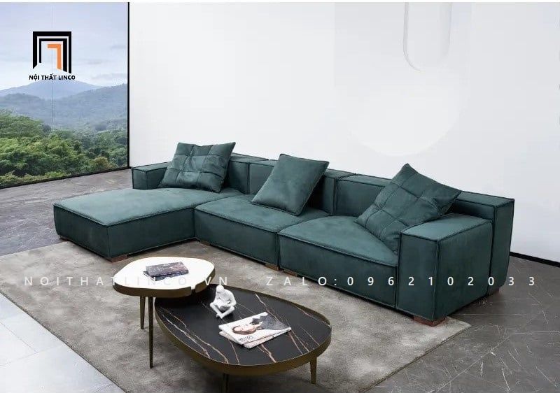  Bộ ghế sofa góc L GT31-Squaror 2m8 cho phòng khách chung cư 