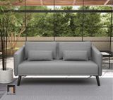  Ghế sofa văng nhỏ dài 1m7 BT240 Jacquoline màu xám ghi 