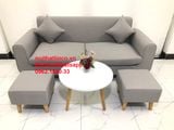  Bộ bàn ghế salon sofa băng xám ghi trắng giá rẻ đẹp dài 1m9 