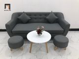  Bộ bàn ghế sofa băng dài 1m9 BGN màu xám đen giá rẻ 