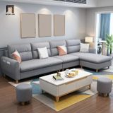  Bộ ghế sofa góc L vải nỉ GT119 Anahem 2m8 x 1m5 giá rẻ 