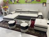  Bộ ghế sofa L phòng khách GT45 Blink 3m x 1m8 da công nghiệp 