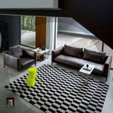  Bộ ghế sofa phòng khách KT63 Monda da Pu màu nâu cafe 
