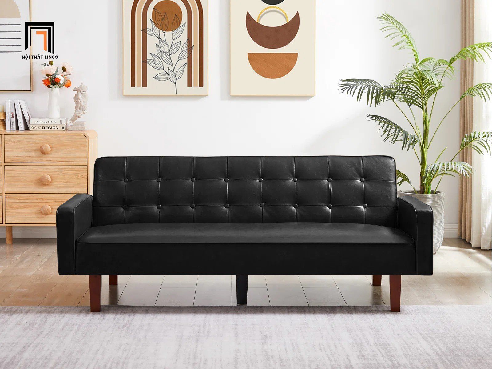  Ghế sofa giường thông minh GB21 Eloy dài 2m da giả 