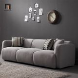  Ghế sofa băng 3 nệm ngồi BT183 CXD 2m màu xám vải nhung 
