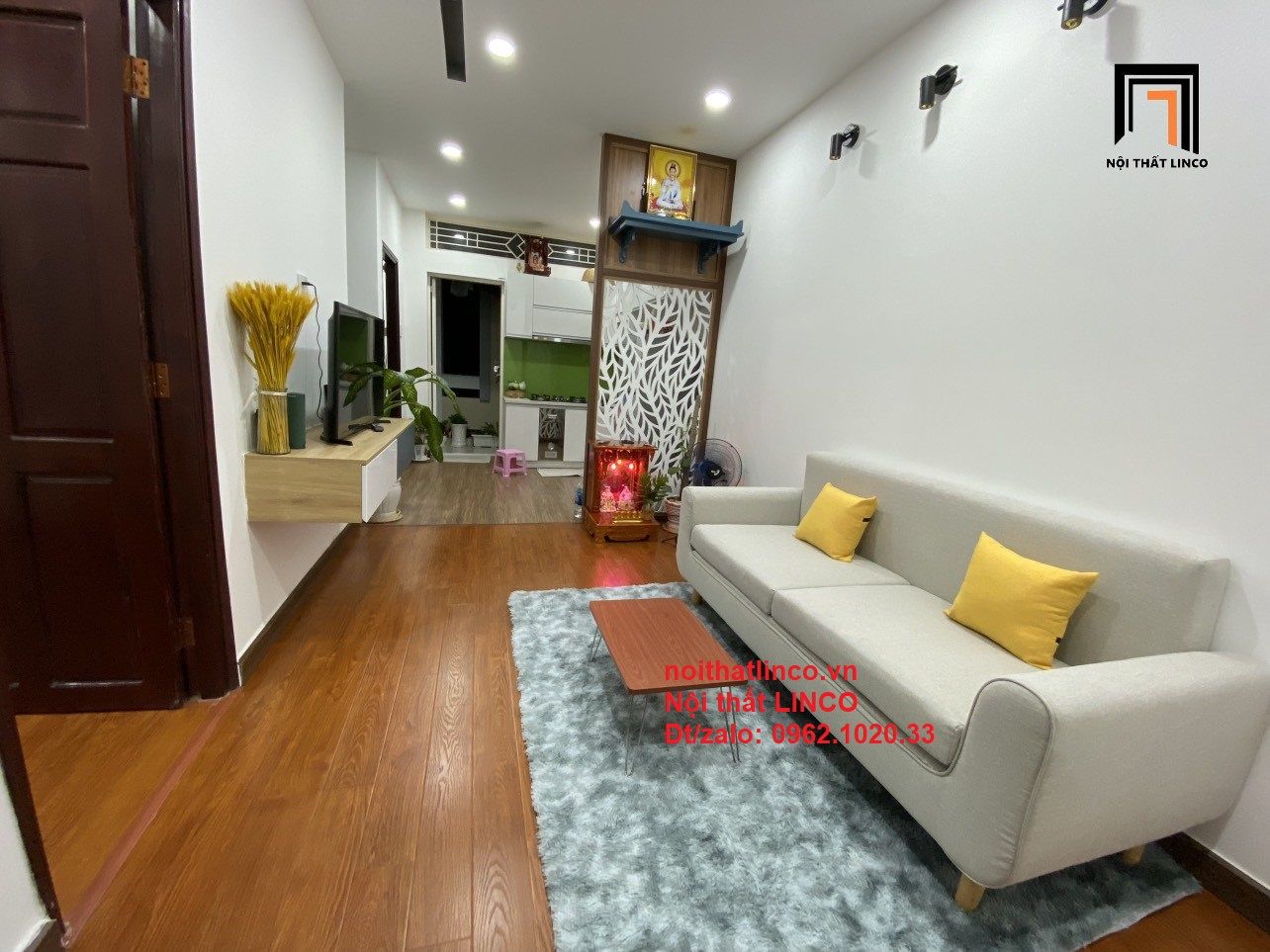  Bộ bàn ghế salon sofa băng xám ghi trắng giá rẻ đẹp dài 1m9 